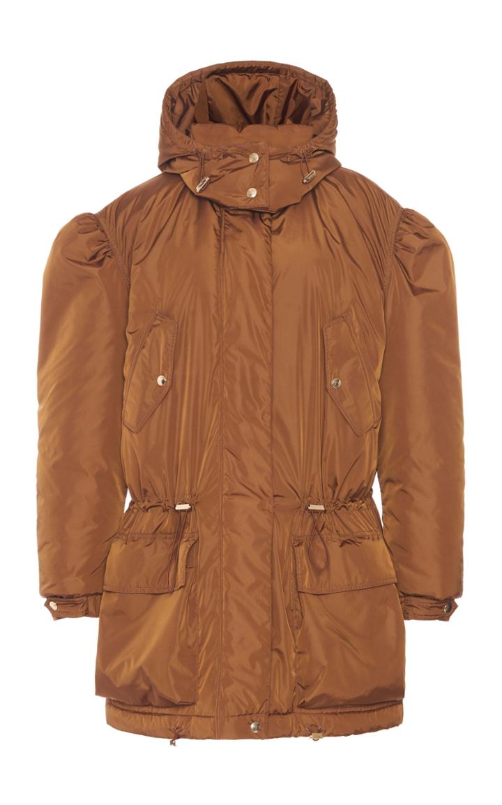 Moda Operandi Max Mara Giacomo Ruffle-detailed Shell Hooded Puffer Jacket