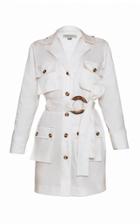 Moda Operandi Andres Otalora Garcia Belted Cotton Trench Coat Dress