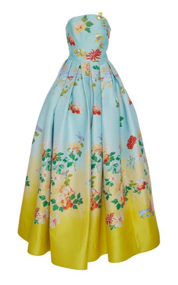Andrew Gn Strapless Gown