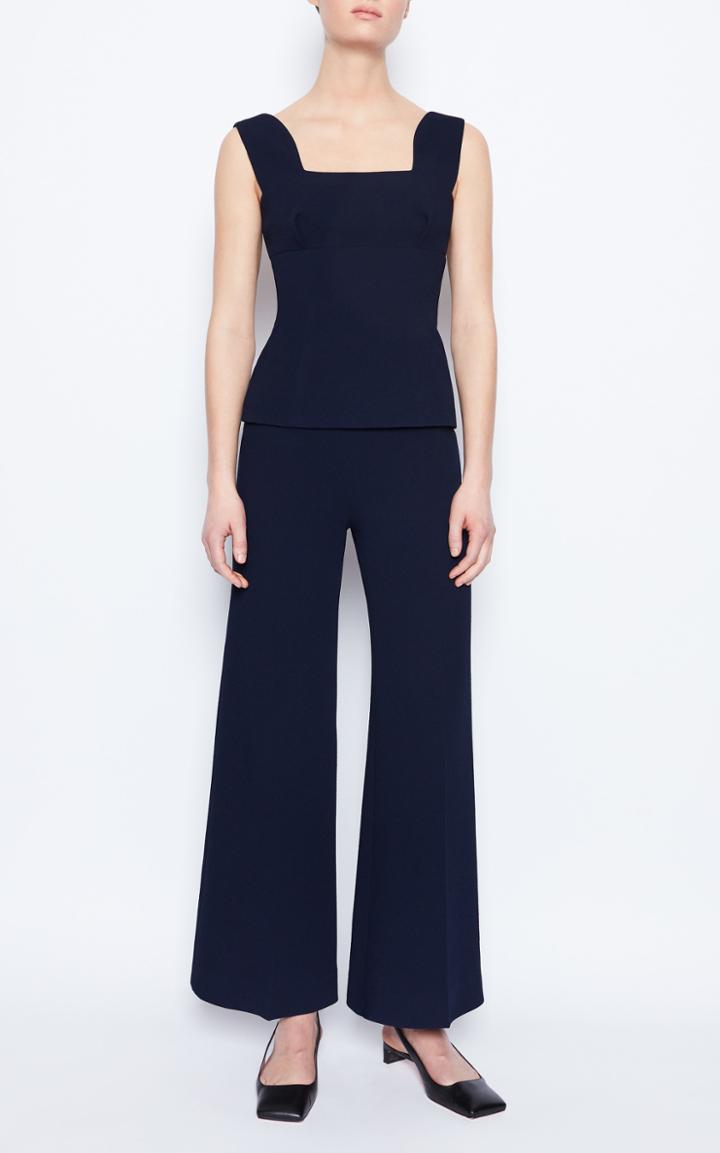 Moda Operandi Emilia Wickstead Hullinie Stretch-crepe Wide-leg Trousers