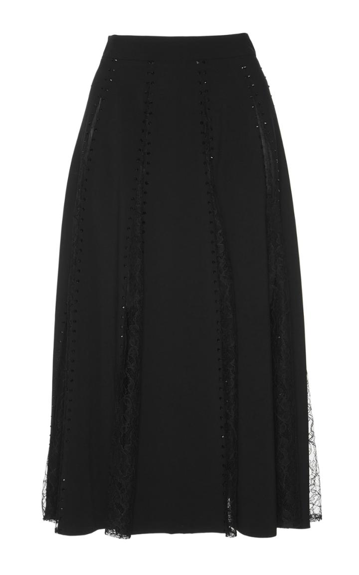 Zuhair Murad A-line Skirt With Lace Inserts