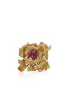 Moda Operandi Anna Hu One Of A Kind Lady Peony Ruby Ring