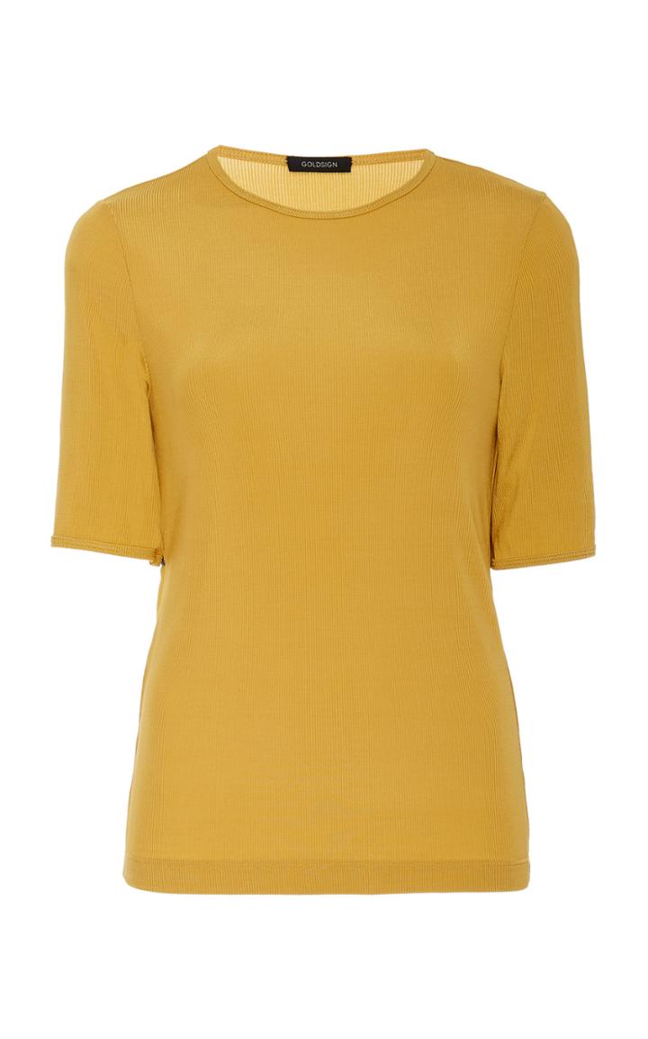 Goldsign Bound Jersey-knit T-shirt
