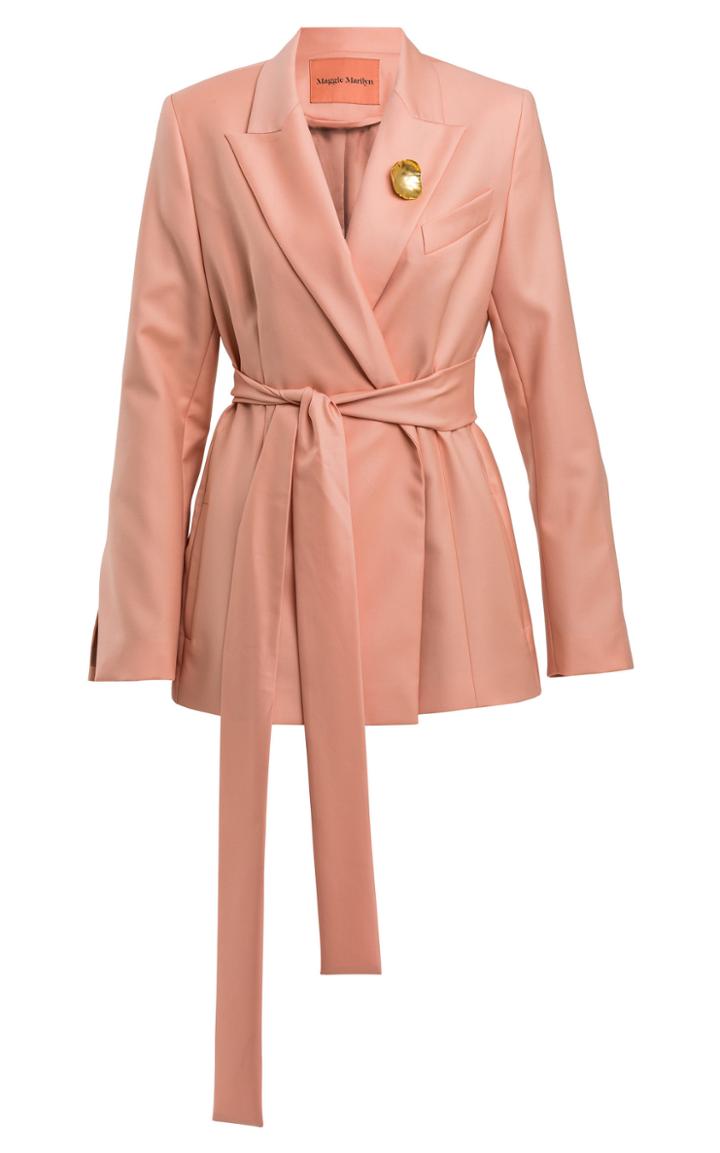 Maggie Marilyn Just Getting Started Organic Wool Blazer
