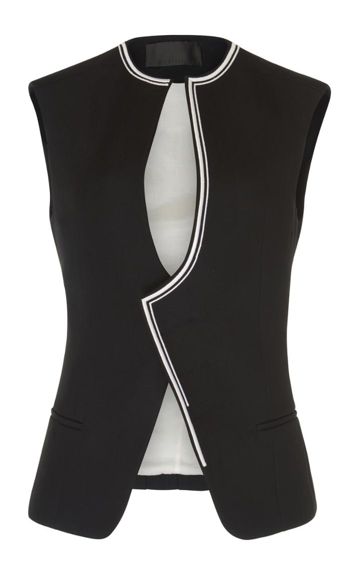 Haider Ackermann Embroidered Sleeveless Jacket