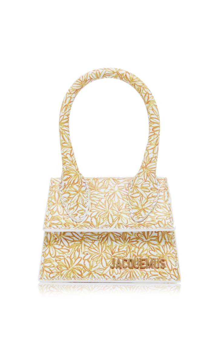 Jacquemus Le Chiquito Floral-printed Leather Bag