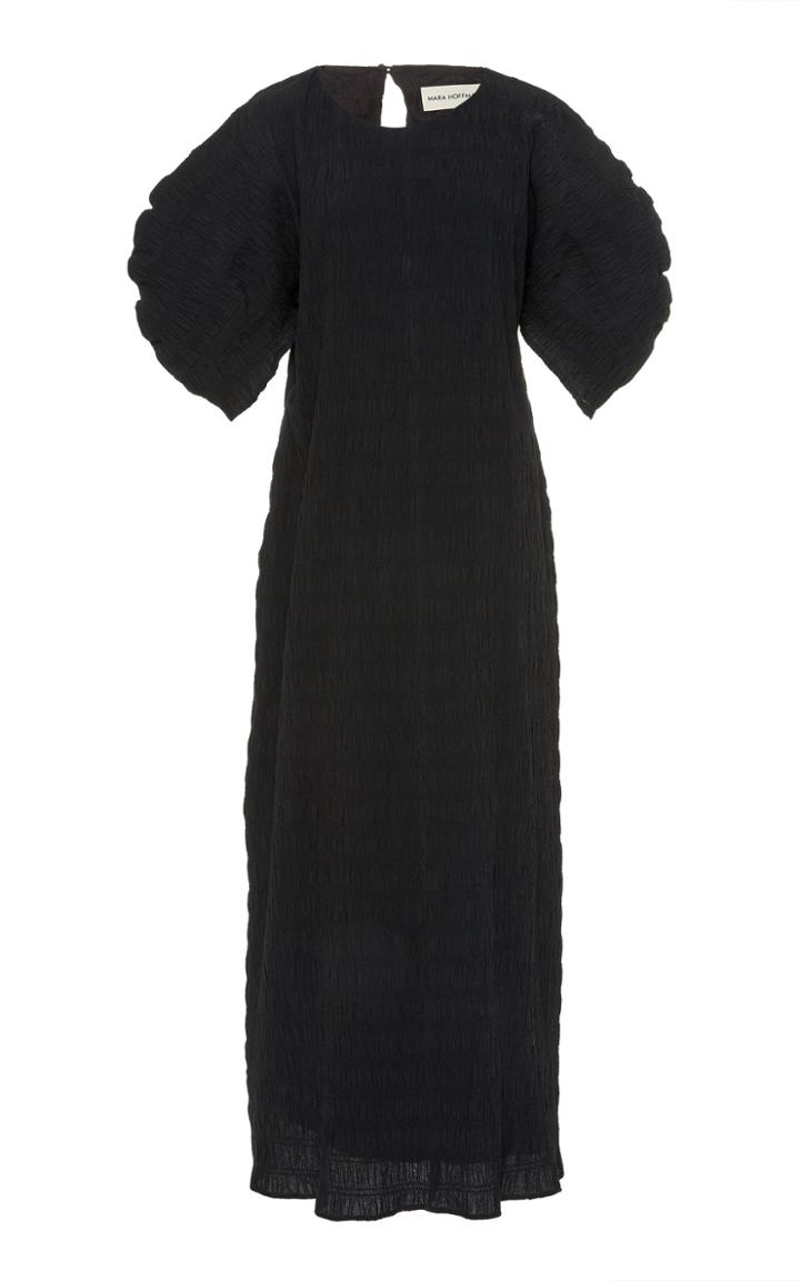 Moda Operandi Mara Hoffman Aranza Crinkled Cotton-blend Maxi Dress Size: Xxs