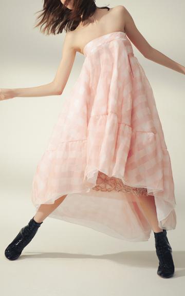 Antonio Berardi Menta Tiered Asymmetrical Skirt