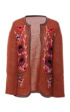 Anna Sui James Coviello For Anna Sui Floral Embroidered Cardigan