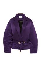 Nanushka Mantra Knotted-belt Jacket Size: Xs
