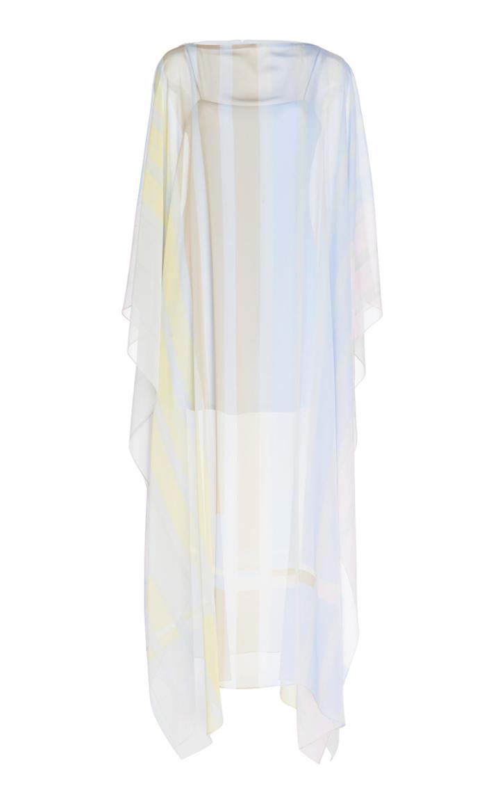 Moda Operandi Akris Striped Semi-sheer Silk Caftan Size: 2