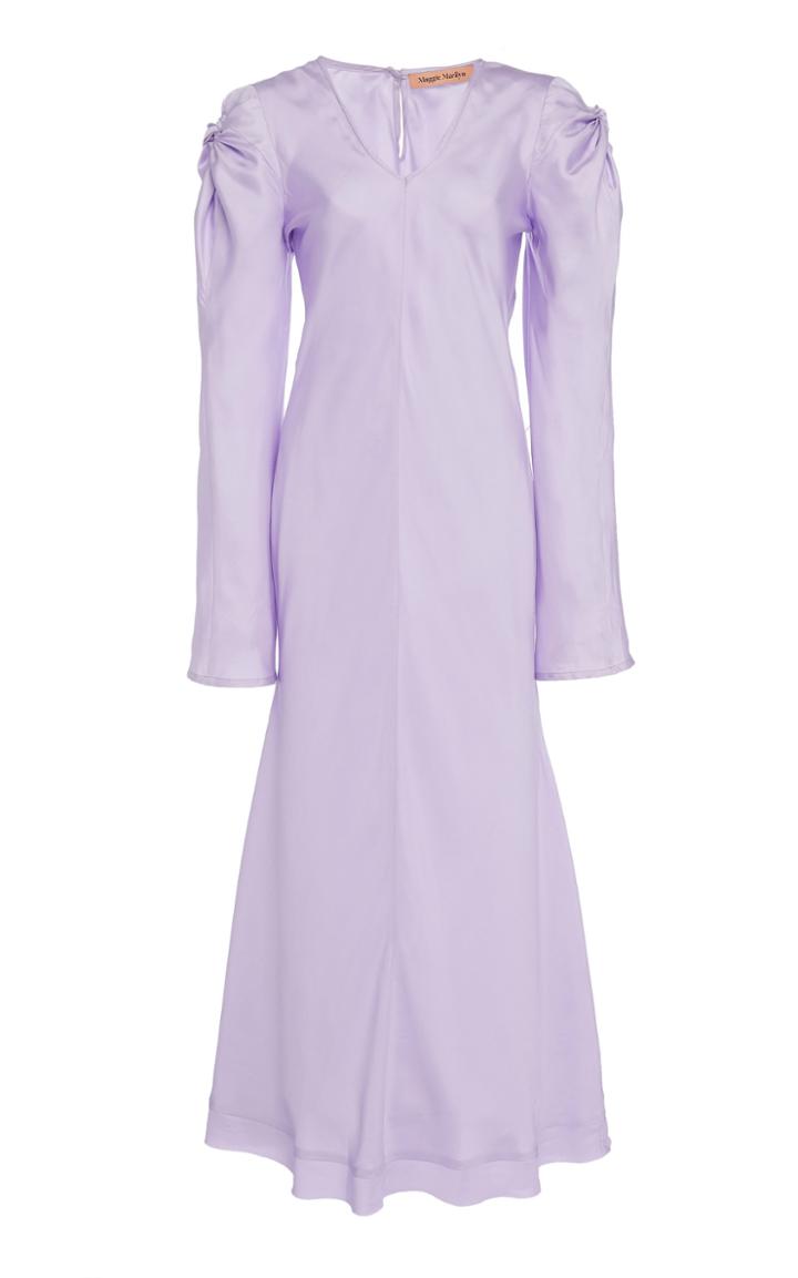 Maggie Marilyn Knot Today Silk Midi Dress