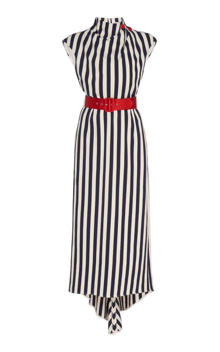 Hellessy Linda Striped Cotton Dress