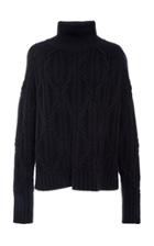 Nili Lotan Meyra Cashmere Cable-knit Turtleneck Sweater