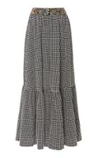 Missoni Mare Gingham Seersucker Maxi Skirt