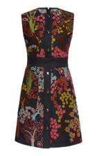 Giambattista Valli Floral Embroidered Denim Mini Dress