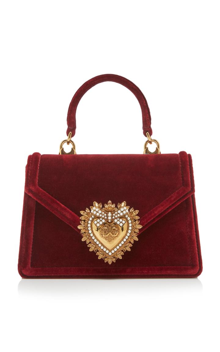 Dolce & Gabbana Borsaspalla Velvet Handbag