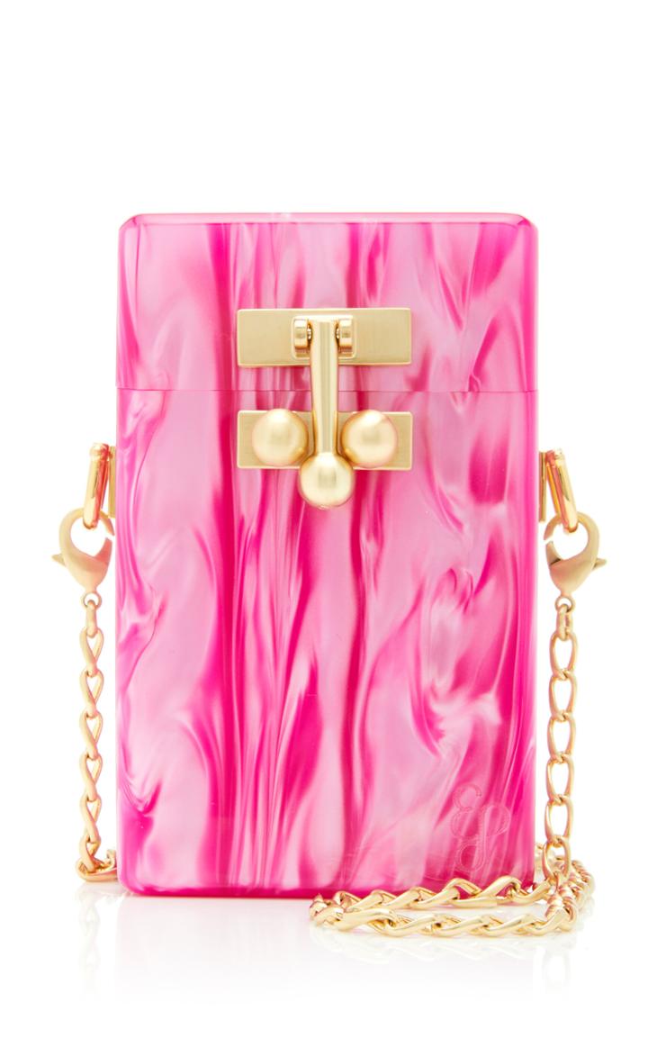 Edie Parker Marbled Acrylic Mini Bag