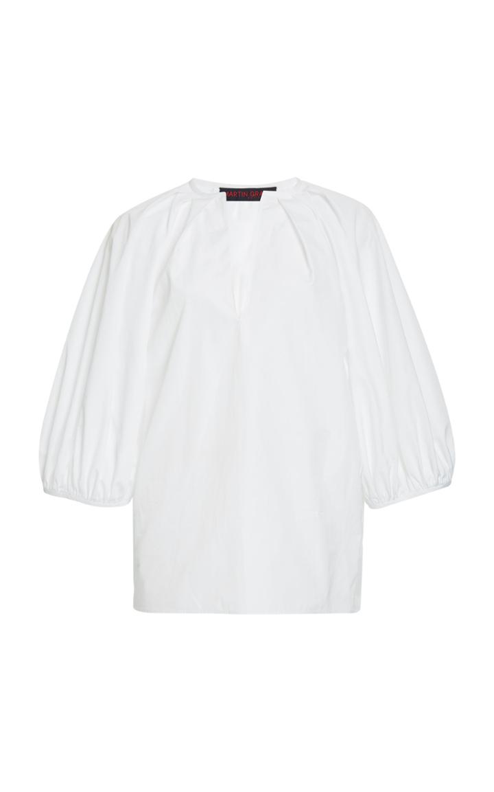 Martin Grant Cotton-poplin Blouse