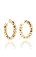 Isabel Lennse Small Gold-plated Hoop Earrings