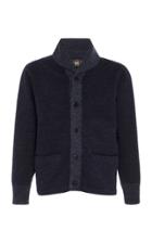 Rrl Two-tone Cotton-blend Cardigan