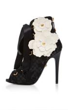 Fausto Puglisi Floral High Heel Bootie