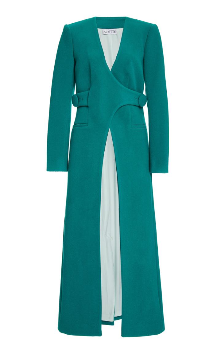 Moda Operandi Alitte Wrap-effect Cady Jacket