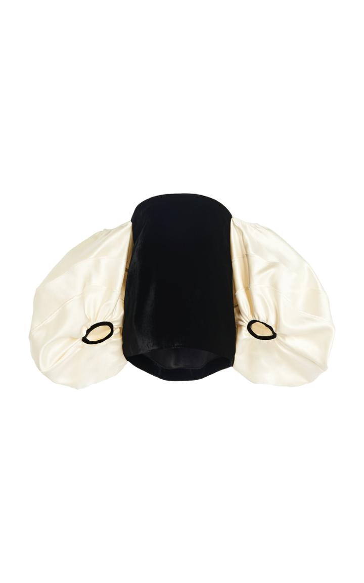 Moda Operandi Rosie Assoulin Balloon-sleeve Silk Top