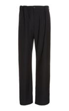 Maison Margiela Pleated Stretch-cotton Straight-leg Pants