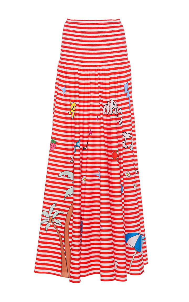 Mira Mikati Printed Circle Skirt