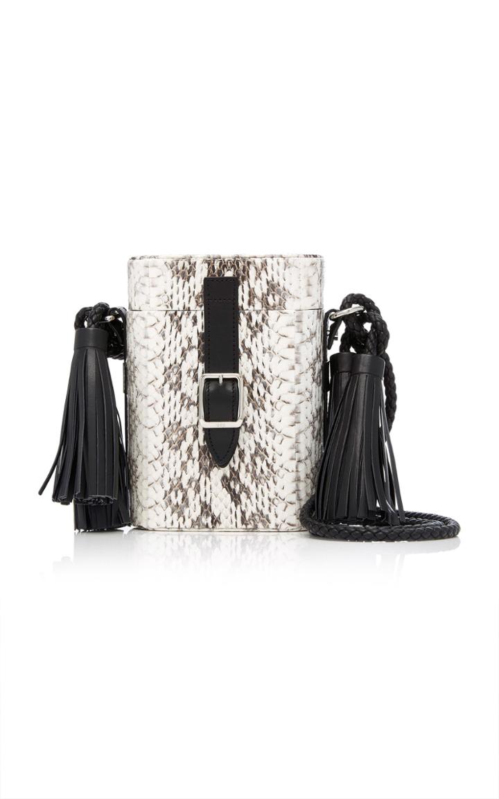 Officina Del Poggio Mini Snakeskin Safari Crossbody