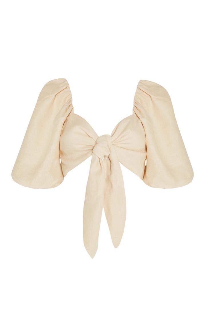 Moda Operandi Faithfull The Brand Idrissy Tie-front Linen Crop Top