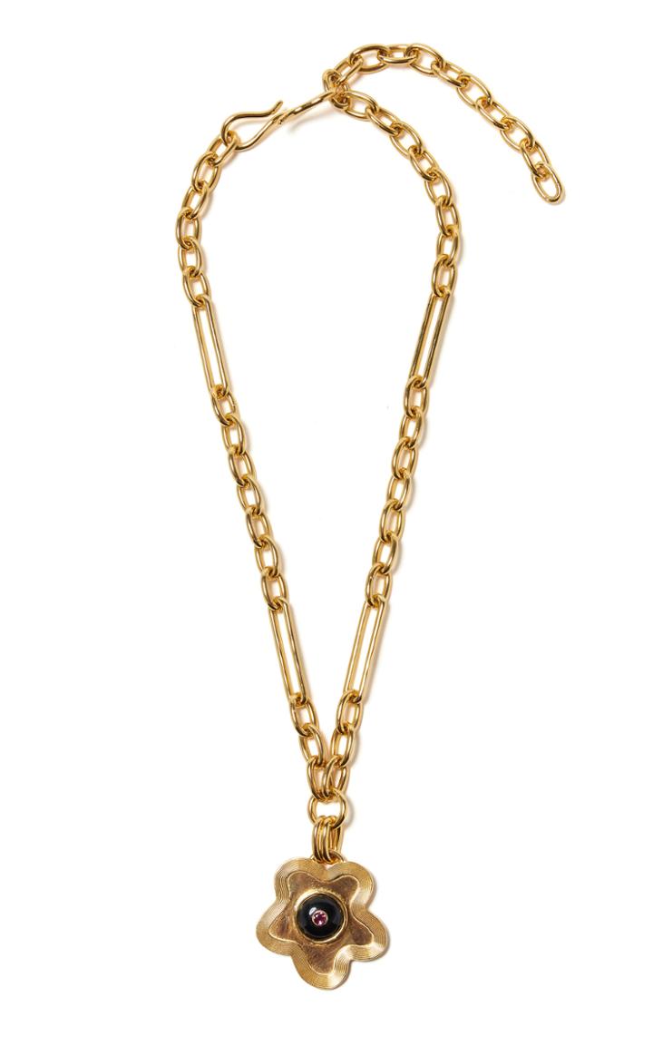 Moda Operandi Lizzie Fortunato Gold-tone Nana Pendant Necklace