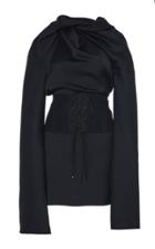 Ellery Bonaire Corset-waist Satin Mini Dress
