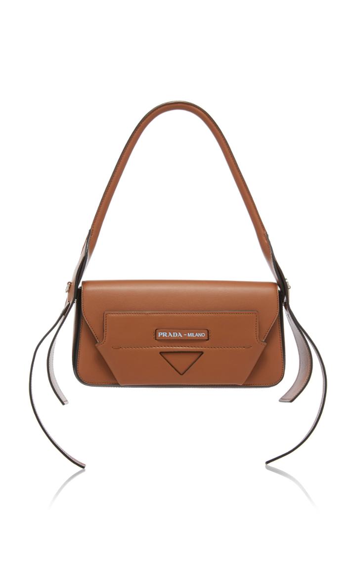 Prada Textured Top Handle Bag