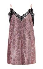 Stand Studio Alaina Snakeskin Belted Pants