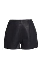 Victoria Victoria Beckham Leather Mini Shorts