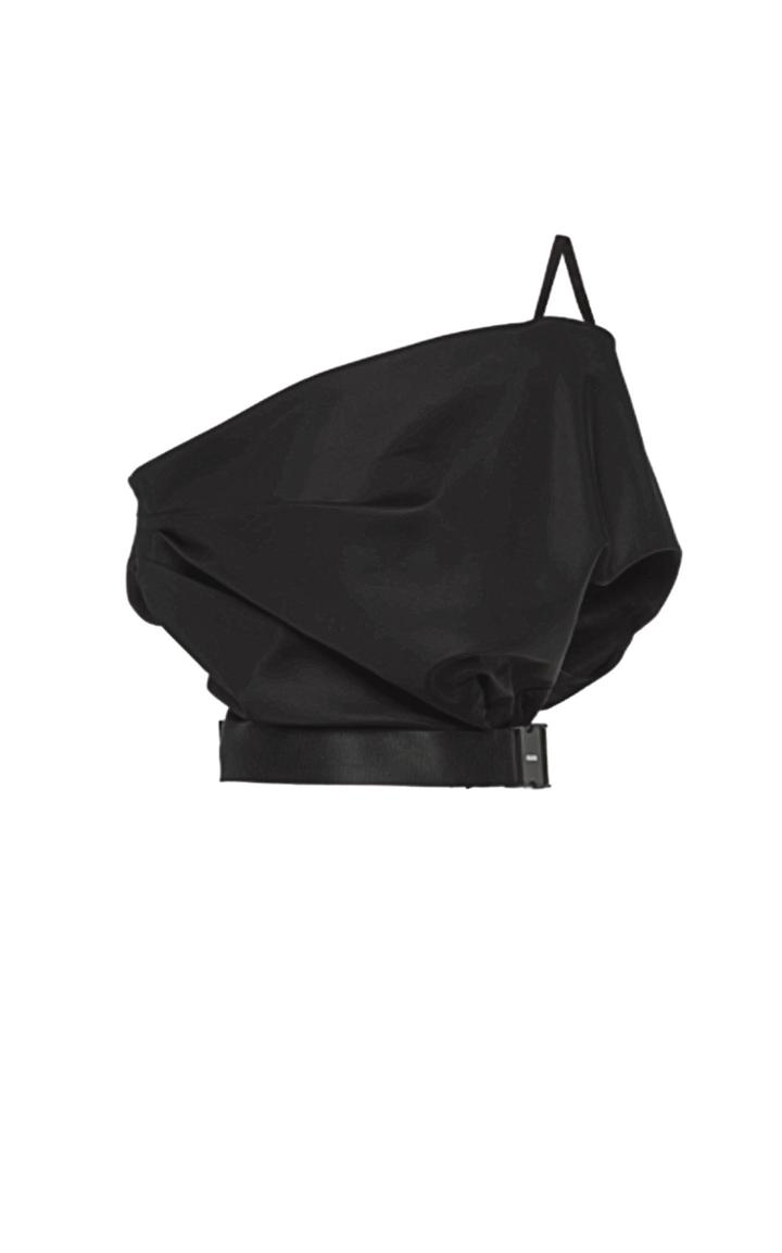 Moda Operandi Prada Gabardine Draped Top