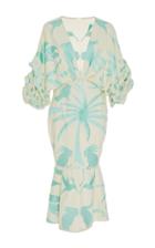 Johanna Ortiz M'o Exclusive Blue Lagoon Embroidered Dress