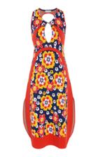 Moda Operandi Paco Rabanne Floral Jacquard-knit Cutout Dress Size: S