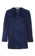 Yves Salomon Paris Suede Leather Top