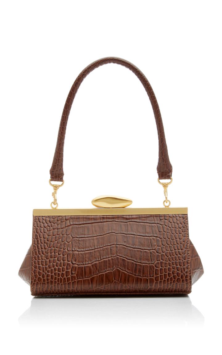 Moda Operandi Reike Nen Mini Short Leather Pebble Top Handle Bag