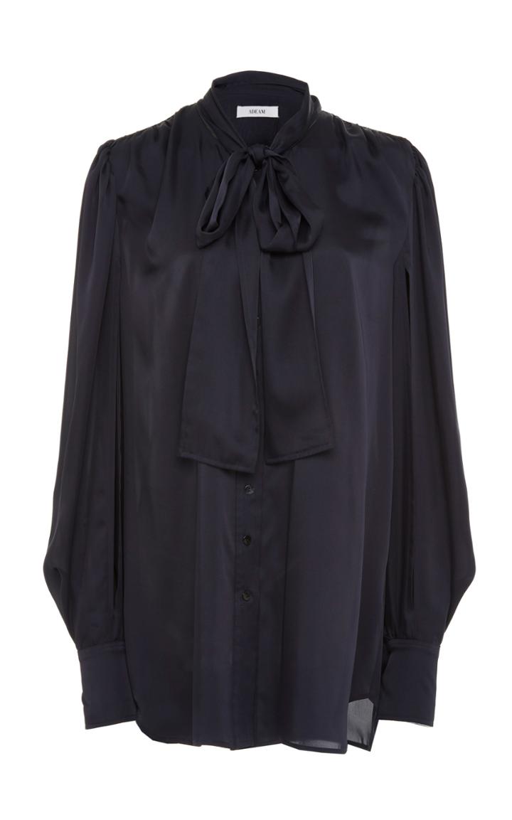 Adeam Parachute Scarf Tie Blouse