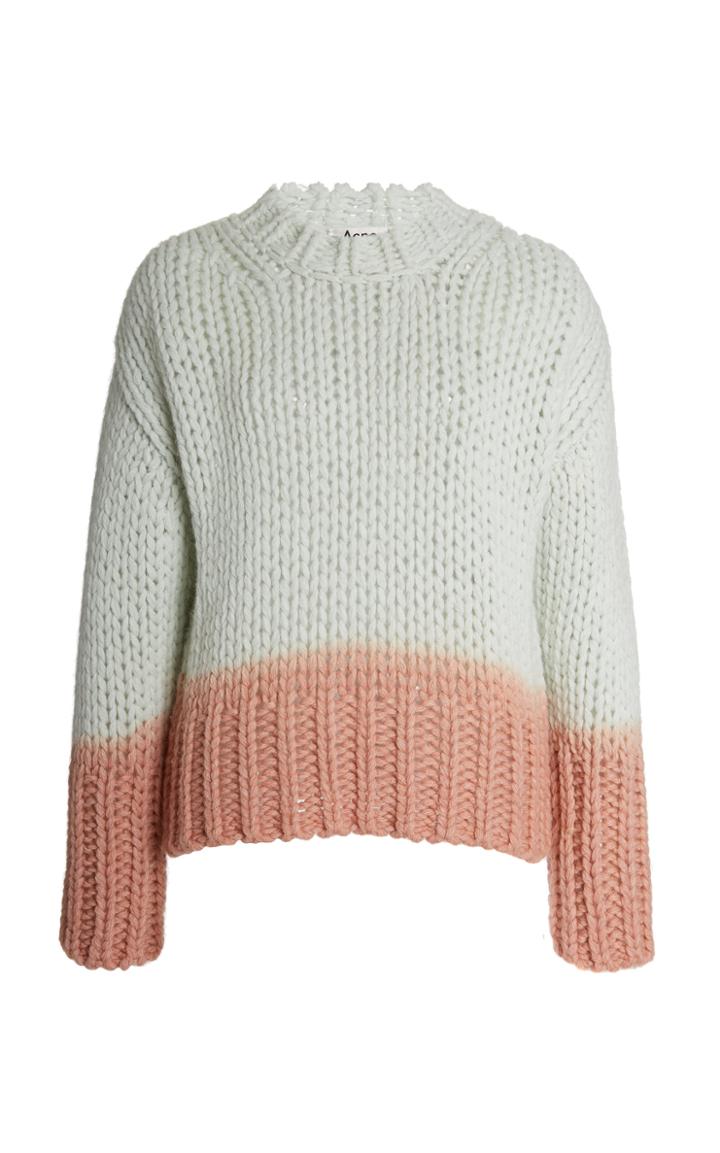 Acne Studios Kirene Dip-dye Wool-blend Sweater