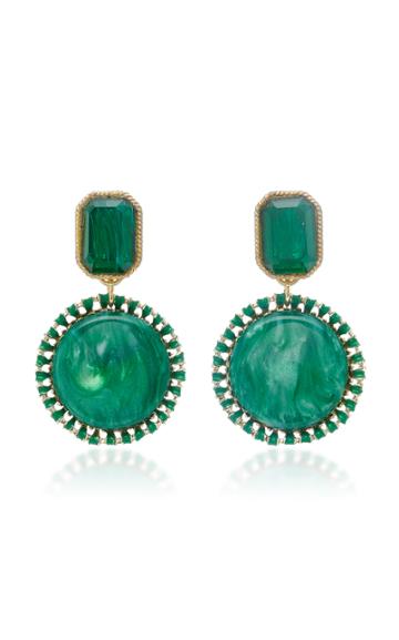 Lulu Frost M'o Exclusive Vintage Marbled Glass Earrings