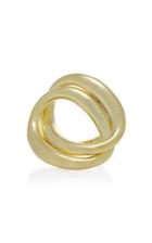 Lisa Corbo Lisa 18k Gold-plated Ring Size: 6.5