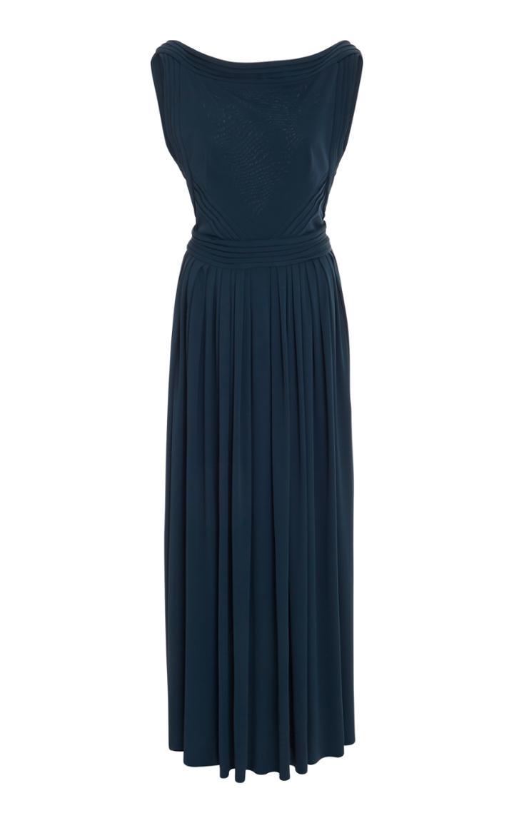 Zac Posen Jersey Open Back Dress
