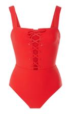 Onia Exclusive Raquel Lace-up Swimsuit