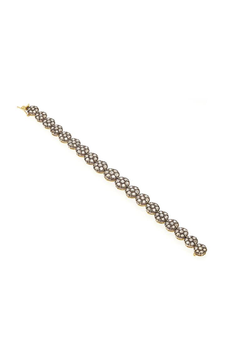Renee Lewis Antique Rose Cut Diamond Bracelet