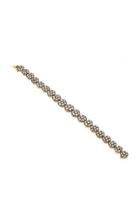 Renee Lewis Antique Rose Cut Diamond Bracelet